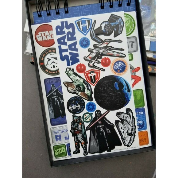 Star Wars Childrens Activity Darth Vader Coloring Book Sticker Book Lot - Picture 8 of 16